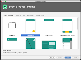 Just write on it as android studio. Build Your First Android App In Java