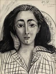 Litografia di Pablo Picasso, Retrato de Jacqueline su Amorosart