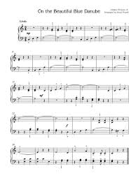 The Blue Danube Easy Piano Digital Sheet Music Sheet Music Digital Sheet Music Piano Sheet Music