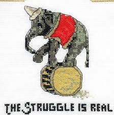 Check spelling or type a new query. The Struggle Is Real Cross Stitch Pattern Peacock Fig