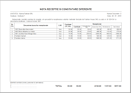 Nota de receptie si constatare de diferente = document pentru receptia bunurilor aprovizionate. Totul Despre Nir NotÄƒ Intrare RecepÈ›ie Program De Facturare Si Gestiune Stocuri Facturis