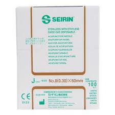 S J3060 Seirin J Type Needle With Guide Tube Diameter 0 30 Mm Length 60 Mm Colour Brown