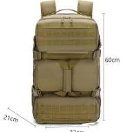 Tas punggung perjalanan militer taktis 65L, tas bahu berkemah luar ruangan  kapasitas Trekking nilon, tas olahraga besar X167A - AliExpress