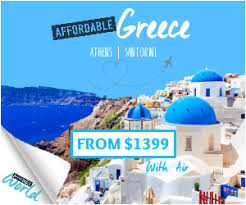All Inclusive Greece Vacation Tours Starting From 1399 W Air Affordable Family Vacations Greece Vacation Packages Greece Vacation