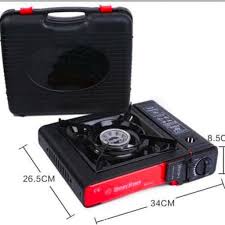Plat spcc berlapis powder coating anti karat, tungku stainless stell. Happy Home Kompor Gas Portable 2 In 1 Portable Gas Stove 2 Fungsi Shopee Indonesia