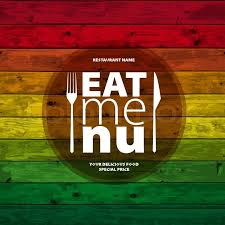Bottom of the flyer have different menu items with editable images and text. Eat Menu Card Design Template On Stock Vector Colourbox