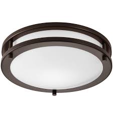 Getinlight Led Flush Mount Ceiling Light 12 Inch 15w 75w Equivalent Bronze Finish 4000k Bright W Flush Mount Ceiling Lights Led Flush Mount Ceiling Lights