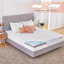 Queen size egg crate mattress topper. 4 Inch Memory Foam Mattress Topper Soft Cooling Gel Topper In All Size Sweet Night