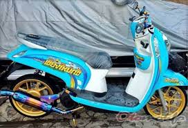 Maybe you would like to learn more about one of these? 48 Modifikasi Scoopy Terbaik Tahun Ini Road Race Airbrush Jari Jari