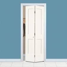 Masonite Logan White 2 Panel Square Molded Composite Bifold Door Hardware Included Common 24 In X 80 In Actual 23 5 In X 79 In Lowes Com Bifold Doors Bifold Door Hardware Corner Bifold Doors