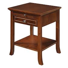 For this table, rest the drawer slide jigs on. Logan 1 Drawer End Table With Pull Out Shelf Bed Bath Beyond