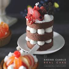 korea clab baking candle 韓國烘培蛋糕蠟燭證書課程 baking dessert candles cake