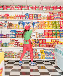 Artist Debuts Shop In La Stocked With 31 000 Groceries Made From Felt Book Illustration Art Kitsch Art Grocery Store Design