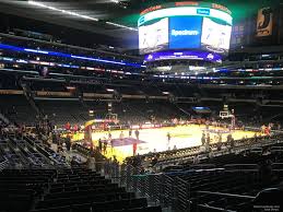 staples center section 114 clippers lakers rateyourseats com