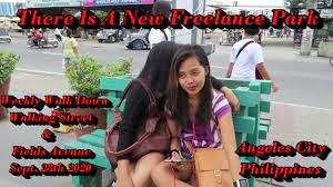 Philippines angeles city walking street freelancers outside high society after midnight. There Is A New Freelance Park Weekly Walk Down Walking Street Angeles City Philippines Youtube