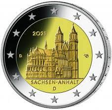 2 euro gedenkmünze münze coincard malta erstflug 2015 mit münzzeichen mintmark. Munze Deutschland 2 Euro Sammlermunzen Set 2021 Bundeslander