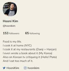 In spanien essen sie tapas, in korea banchan. Hooni Kim ê¹€í›ˆì´ I Hosted My First Clubhouse Chat Today Plan To Do Much More While I M Quarantined In Korea So Follow Me If You Want To Chat In The