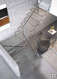 Glass Concrete Stairs Glass Stairs Design Glass Stairs Glass Staircase