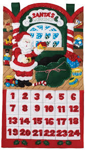 From Santa S Workshop Bucilla Advent Calendar Kit Advent Calendar Kit Advent Calendars For Kids Santas Workshop
