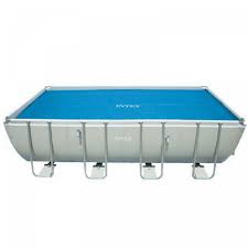 Bache A Bulles Piscine Tubulaire Rectangle Intex