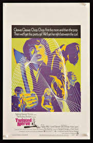 Twisted Nerve Movie Poster 1969 Window Card (14x22)