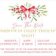 Christmas Light Therapy Night
