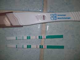 Schwangerschaftstest Sehr Schwacher Zweiter Strich Schwanger Baby
