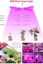 Jesled Grow Light Full Spectrum Led Plant Growing Lamp 60w In 2020 Led Grow Lights Grow Lights For Plants Grow Lights