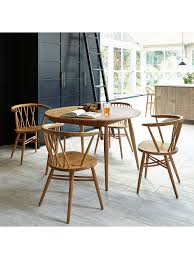 Ercol For John Lewis Shalstone 4 Seater Dining Table Oak 4 Seater Dining Table Ercol Dining Table Dining Arm Chair