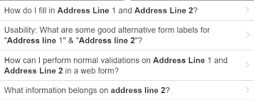 Mail addresses in other services. How To Resolve Address Line 2 And Other Form Issues