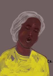 Pencil and charcoal portrait