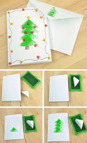 These diy christmas cards are sure to spread a little joy and cheer at a time when we need it most. Make Your Own Creative Diy Christmas Cards This Winter Homesthetics Inspiring Ideas For Your Home Christmas Cards Kids Christmas Cards Handmade Kids Dyi Christmas Cards