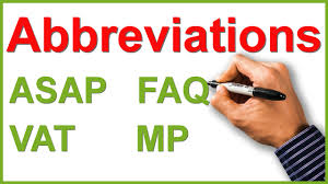 Image result for Abbreviations