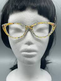 Candy Corn Confetti Magnetic Glasses Topper Frames for Interchangeable  Glasses Tops.