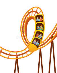 Roller Coaster Speedy Roller Coaster With Passengers Holding On Sponsored Coaster Roller Speedy Holding Passengers Roller Coaster Coasters Roller