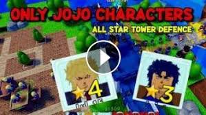 All star tower defense codes (expired). Codes Using Only Jojo Characters In All Star Tower Defence Roblox