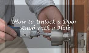 If you are locked out of your bathroom, this video will show you how to unlock your bathroom door with a bobby pin. How To Unlock Door Knob With A Hole 4 Easy Techniques