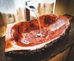 Check spelling or type a new query. Wooden Log Bathroom Sink