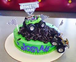Party Cakes July 2013 Monster Jam Birthday Truck Birthday Cakes Monster Jam Cake