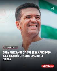 Gary Añez, irá como candidato a la alcaldía de #SantaCruz. ¿Vos crees que  tiene posibilidades de ser el nuevo alcalde de nuestra ciudad?