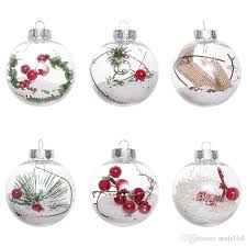 ¡estas coloridas bolas de navidad están fuera de control! Compre Bola Transparente Para Las Decoraciones De Navidad Romantica Bola De Plastico Para Arbol De Navidad Decoracion De La Chucheria Claro Ornamento Regalo Dhl Envia Hh7 1857 A 1 34 Del Seals168 Dhgate Com