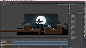 Animate Cc Basic Parallax Side Scrolling Background Adobe Animate Animation Background