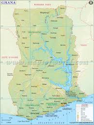 Located in the continent of africa, ghana covers 227,533 square kilometers land and. Ghana Map Map Of Ghana