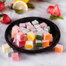 Dust the turkish delight with icing sugar and turn it out onto a surface dusted liberally with icing remove the baking paper. Kaufen Sie Bird Turkish Delight Mix Grosser Basar Istanbul Online Shopping