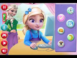 elsa nin yaramazlik yapan kizi oyunu elsa s daughter game 2 youtube