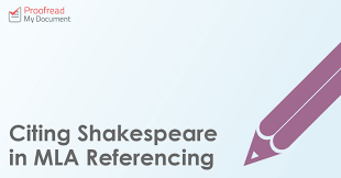 How to create an mla template in word and pages. Citing Shakespeare In Mla Referencing Proofed S Writing Tips
