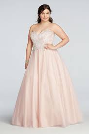 Crystal Beaded Strapless Tulle Prom Dress Tulle Prom Dress Plus Size Prom Dresses Evening Dresses Plus Size