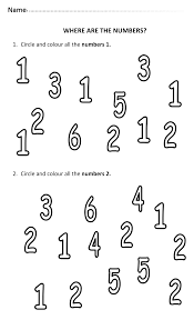 Where Are The Numbers For Nursery And Reception Students Math Activities Preschool Math Pages Math Work