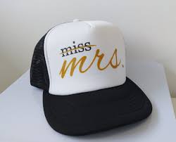 Trucker Hat Miss To Mrs Makes A Great Gift For The Bride To Be Product Description 100 Polyester Foam Struc Diy Wedding Gifts Bride Gifts Bridal Shower