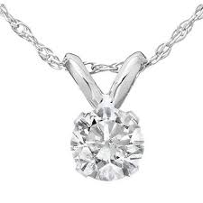 Find a new favorite today. Pompeii3 1 4ct Solitaire Diamond Pendant Necklace 14k White Gold Target